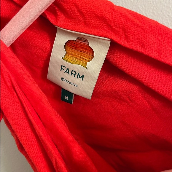 FARM Rio One-Shoulder Red Dress - Picture 2 of 3